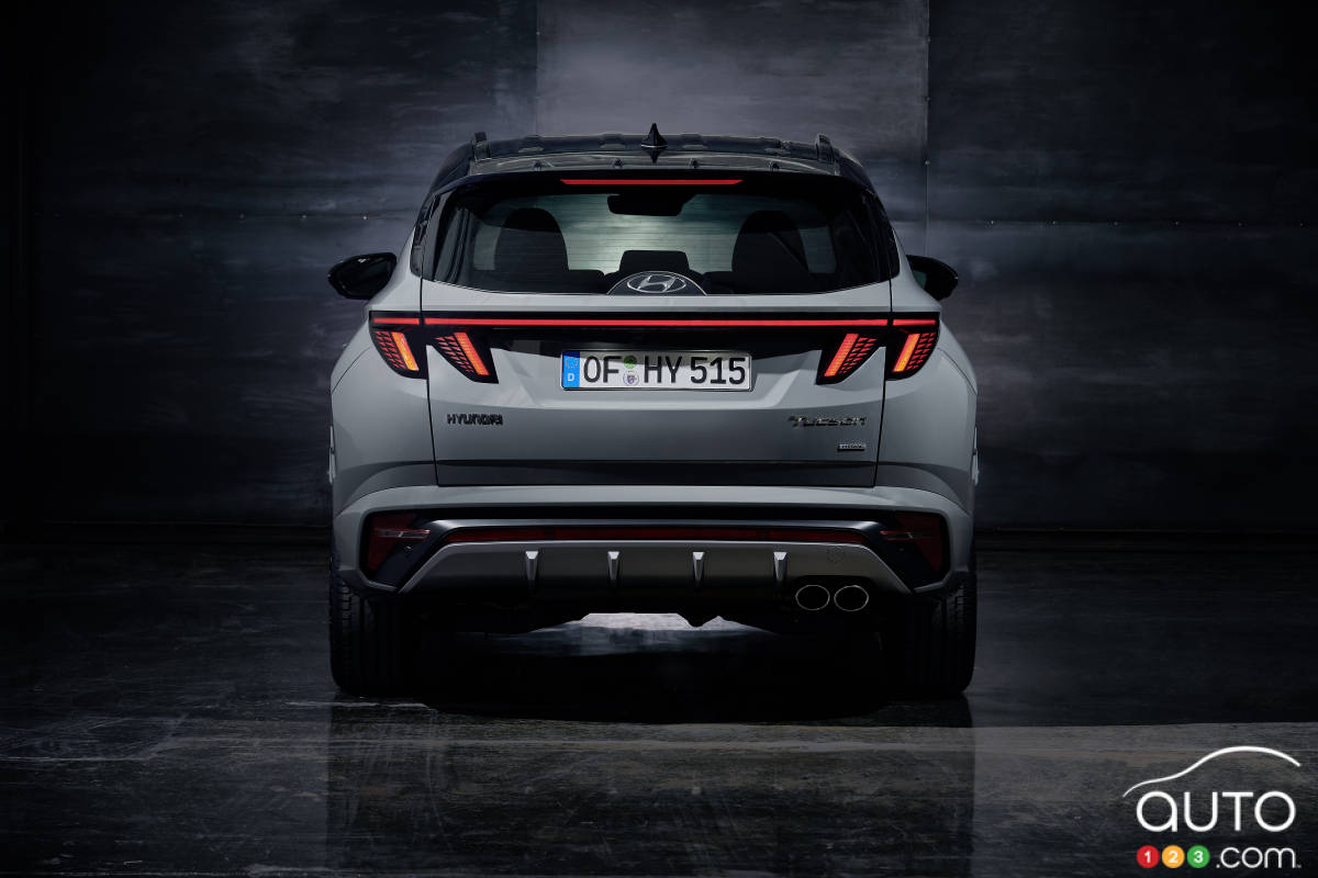 Hyundai Tucson N Line 2022 (Europe), arrière